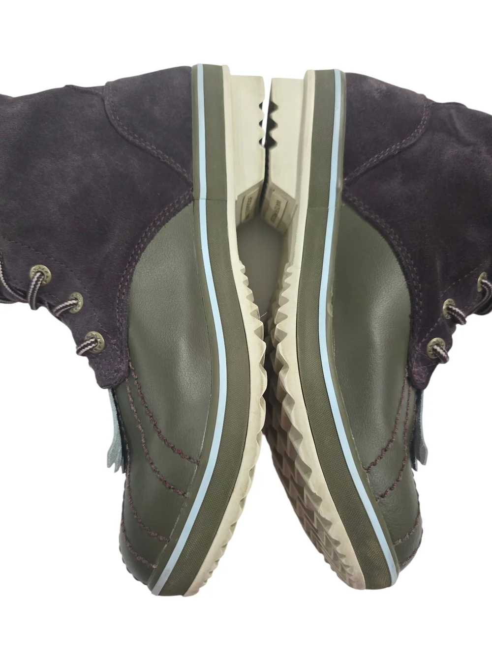SOREL Tivoli Camp Women's Waterproof Lace-Up Duck Boots in Deep Plum Size 7.5
